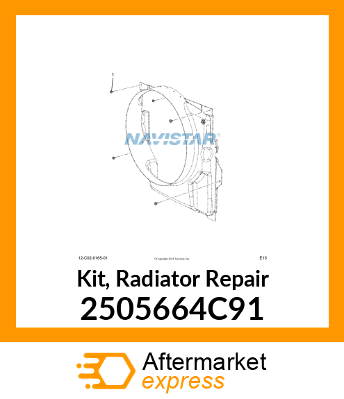 Kit, Radiator Repair 2505664C91