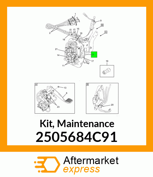 Kit, Maintenance 2505684C91