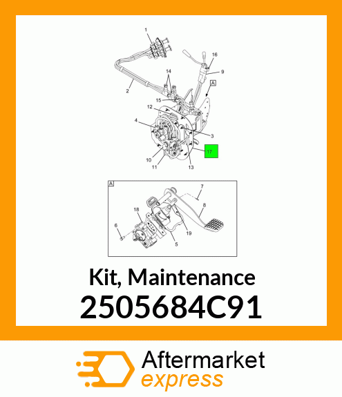 Kit, Maintenance 2505684C91