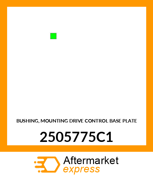 BUSHING, MOUNTING DRIVE CONTROL BASE PLATE 2505775C1
