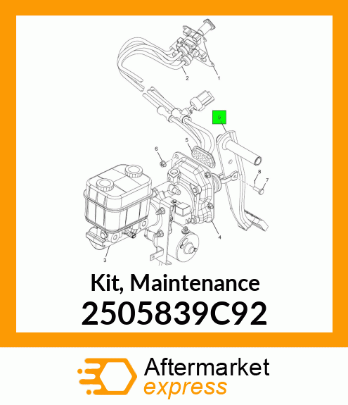 Kit, Maintenance 2505839C92