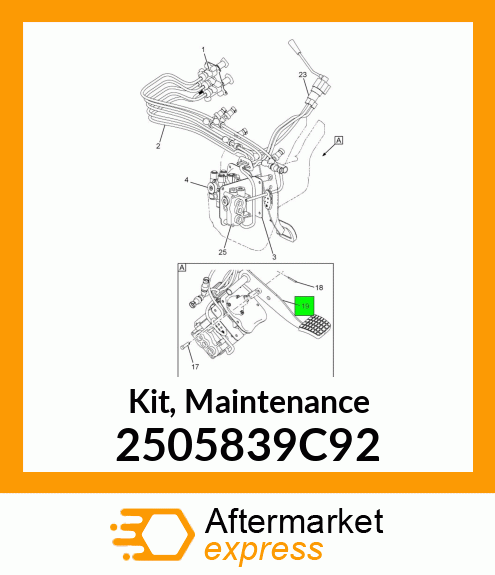 Kit, Maintenance 2505839C92