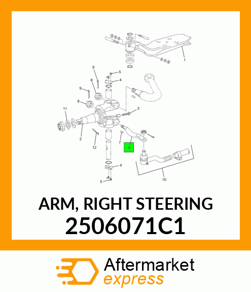 ARM, RIGHT STEERING 2506071C1