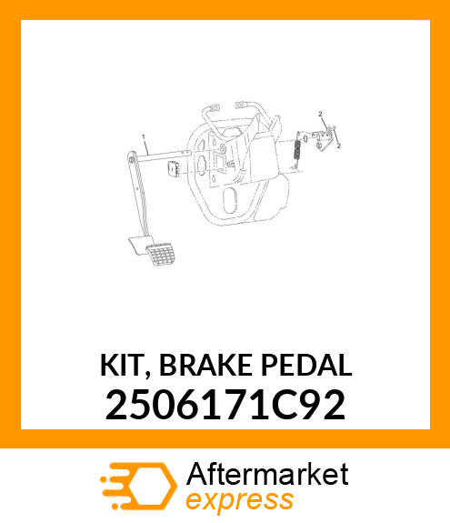 KIT, BRAKE PEDAL 2506171C92