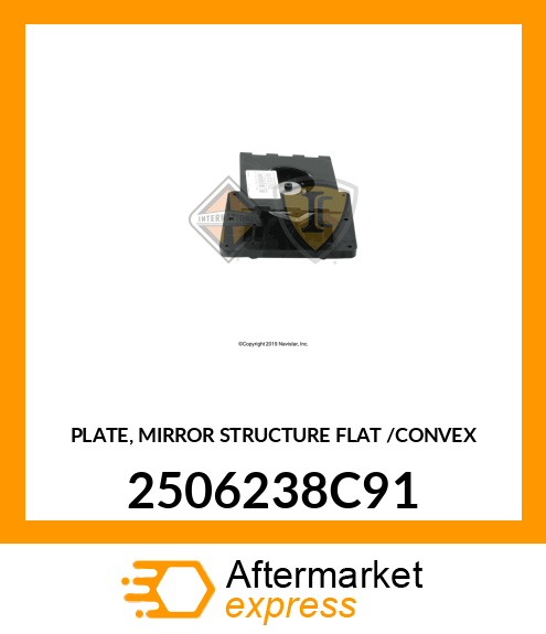 PLATE, MIRROR STRUCTURE FLAT /CONVEX 2506238C91