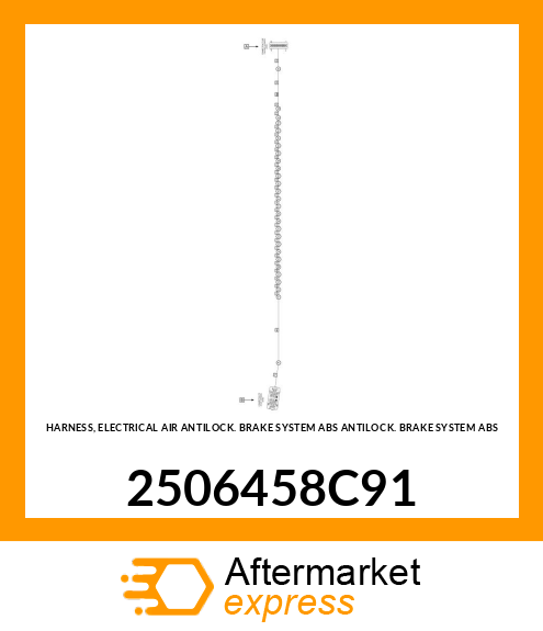 HARNESS, ELECTRICAL AIR ANTILOCK BRAKE SYSTEM ABS ANTILOCK BRAKE SYSTEM ABS 2506458C91