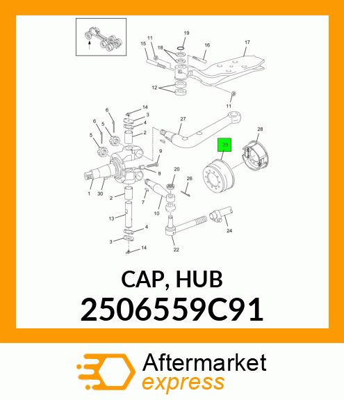 CAP, HUB 2506559C91