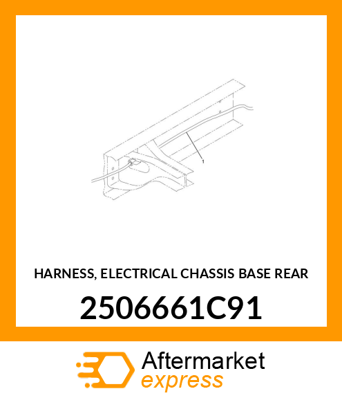 HARNESS, ELECTRICAL CHASSIS BASE REAR 2506661C91