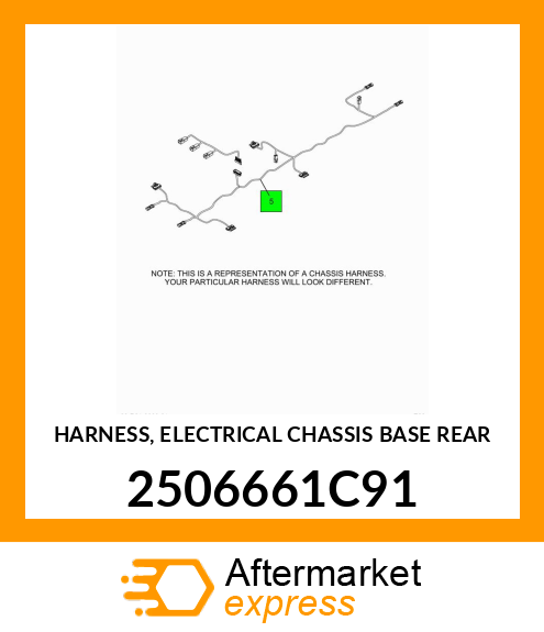 HARNESS, ELECTRICAL CHASSIS BASE REAR 2506661C91