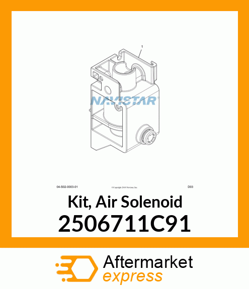 Kit, Air Solenoid 2506711C91