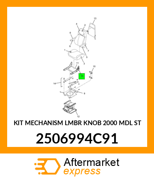 KIT MECHANISM LMBR KNOB 2000 MDL ST 2506994C91