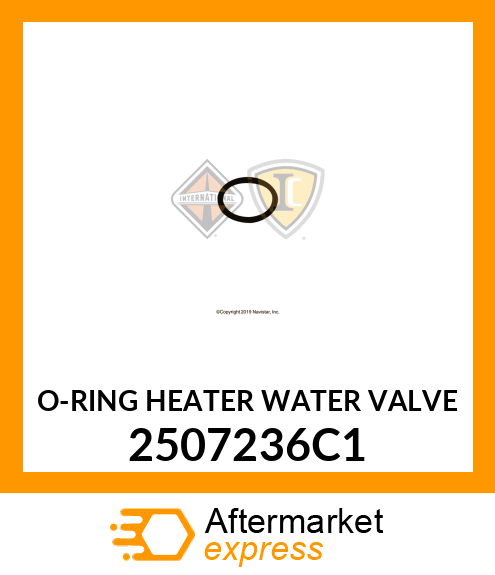 O-RING HEATER WATER VALVE 2507236C1