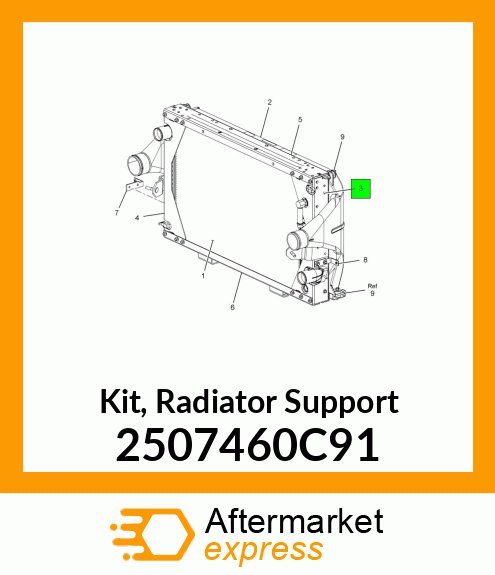 Kit, Radiator Support 2507460C91