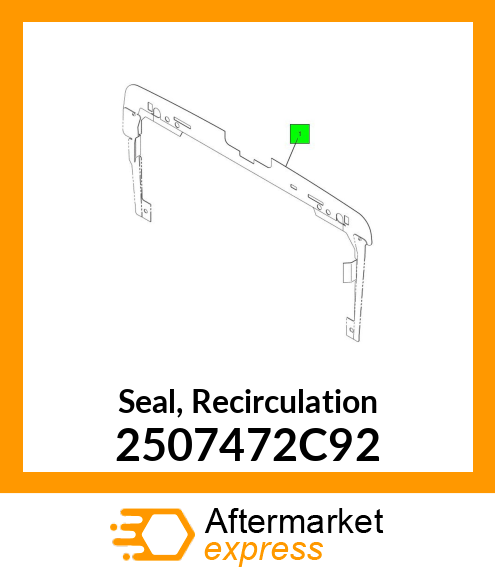 Seal, Recirculation 2507472C92