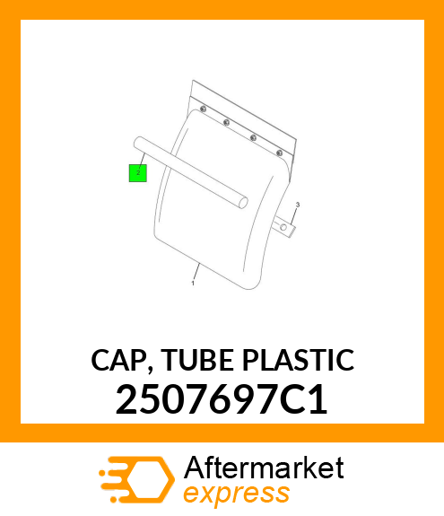 CAP, TUBE PLASTIC 2507697C1