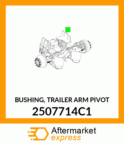 BUSHING, TRAILER ARM PIVOT 2507714C1