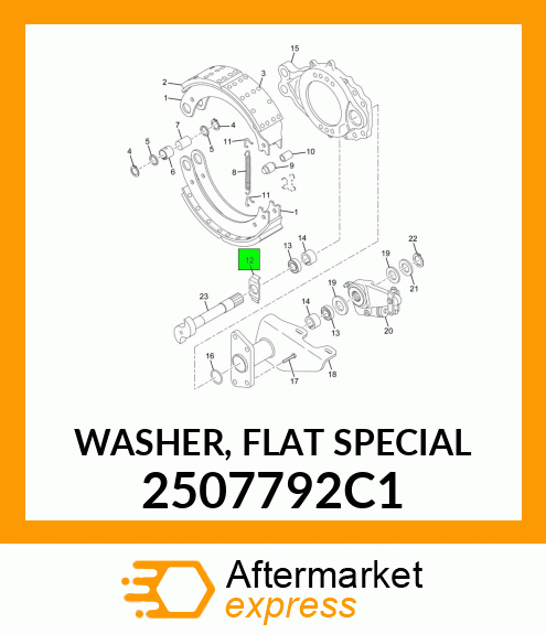 WASHER, FLAT SPECIAL 2507792C1