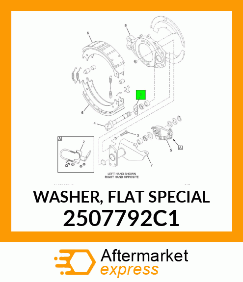 WASHER, FLAT SPECIAL 2507792C1