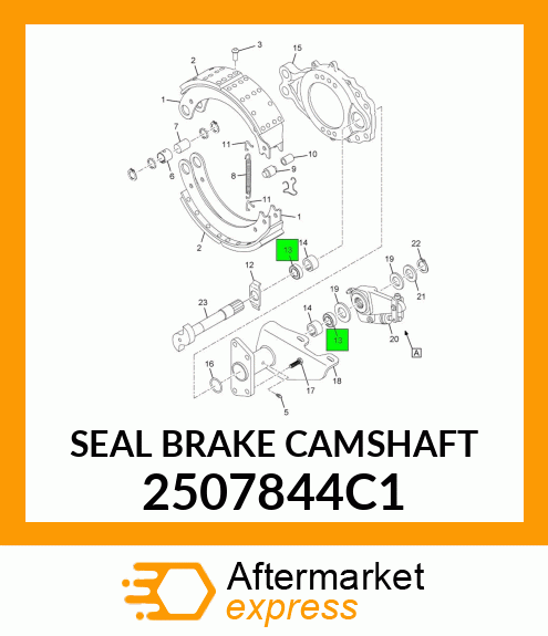 SEAL BRAKE CAMSHAFT 2507844C1