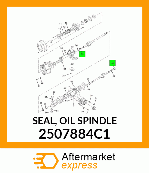 SEAL, OIL SPINDLE 2507884C1
