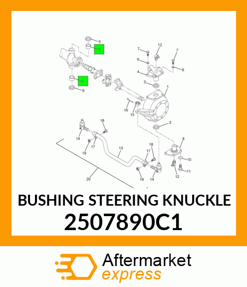 BUSHING STEERING KNUCKLE 2507890C1