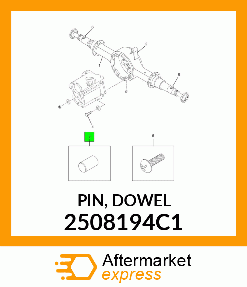 PIN, DOWEL 2508194C1