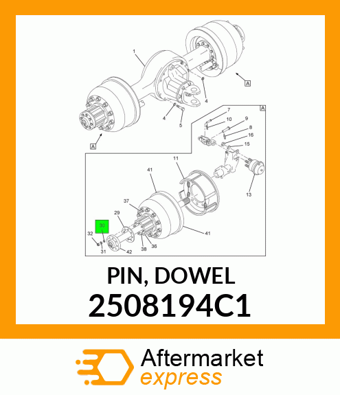 PIN, DOWEL 2508194C1