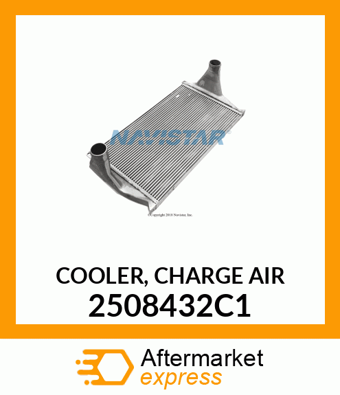 COOLER, CHARGE AIR 2508432C1