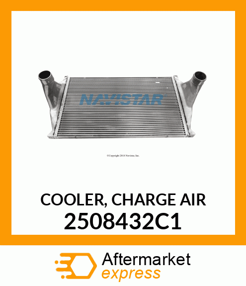 COOLER, CHARGE AIR 2508432C1