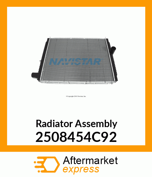 Radiator Assembly 2508454C92
