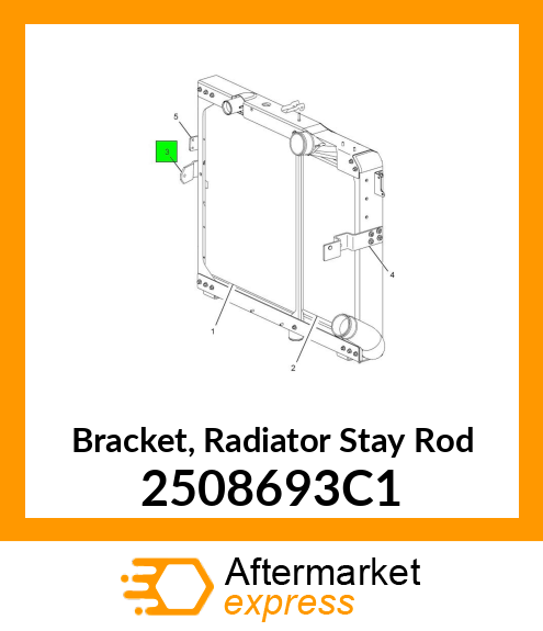 Bracket, Radiator Stay Rod 2508693C1