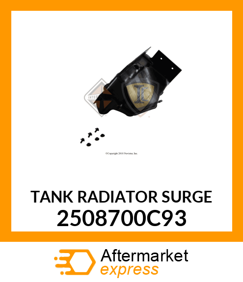 TANK RADIATOR SURGE 2508700C93