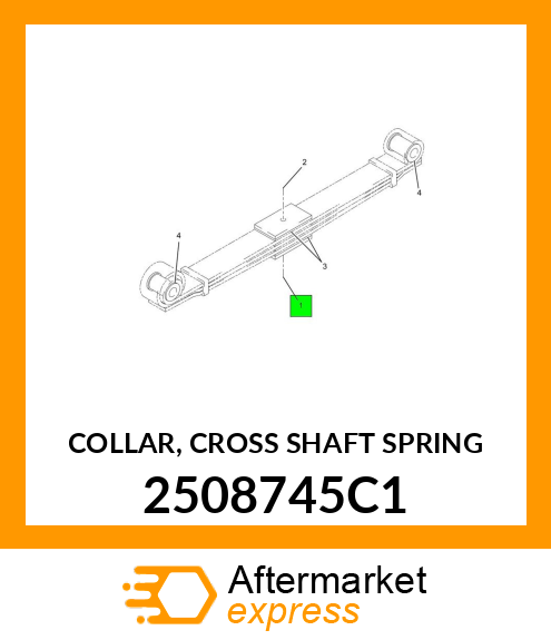 COLLAR, CROSS SHAFT SPRING 2508745C1