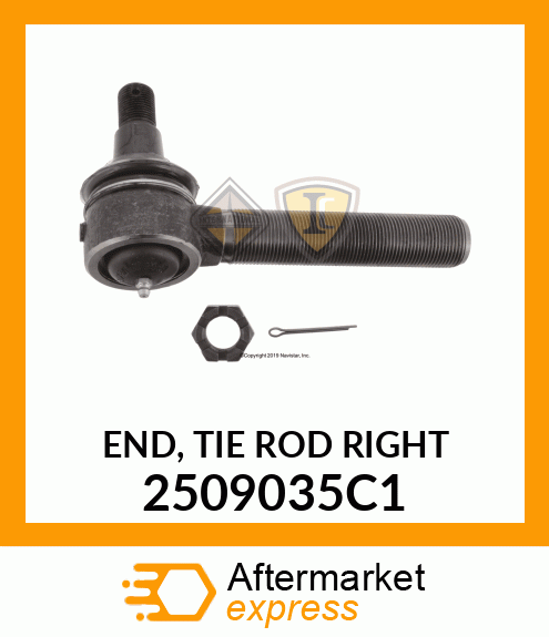 END, TIE ROD RIGHT 2509035C1