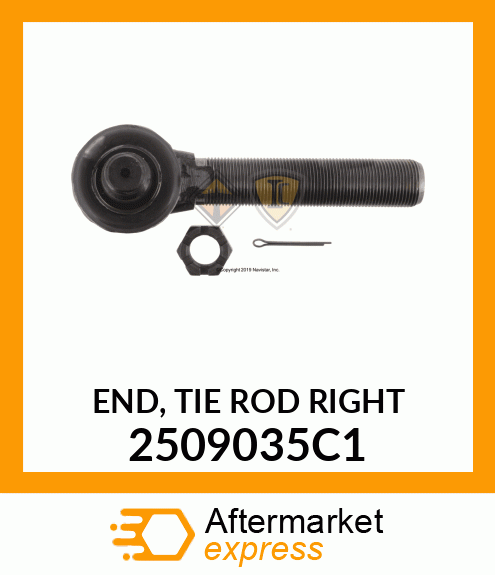 END, TIE ROD RIGHT 2509035C1