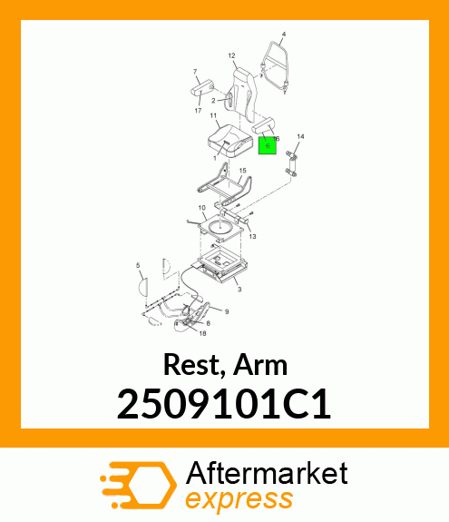 Rest, Arm 2509101C1