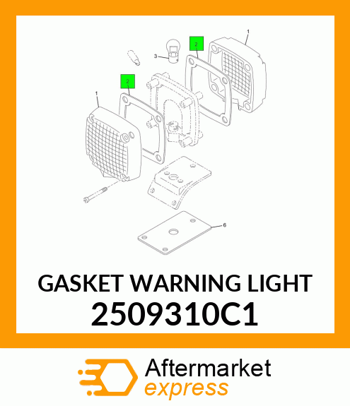 GASKET WARNING LIGHT 2509310C1