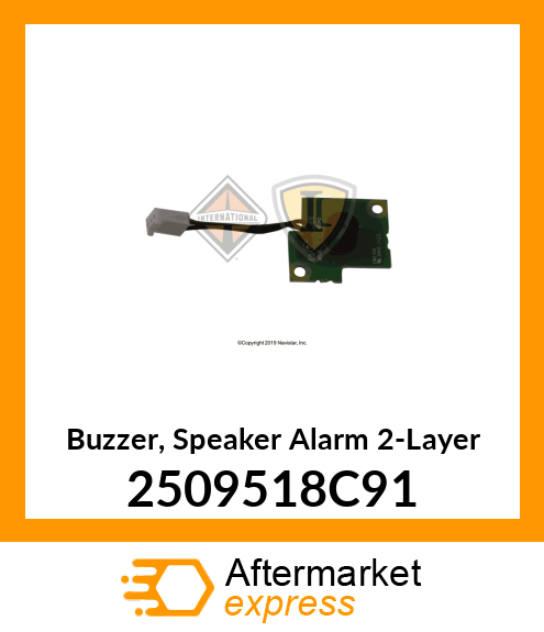 Buzzer, Speaker Alarm 2-Layer 2509518C91