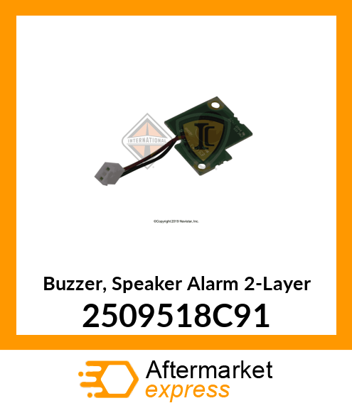 Buzzer, Speaker Alarm 2-Layer 2509518C91