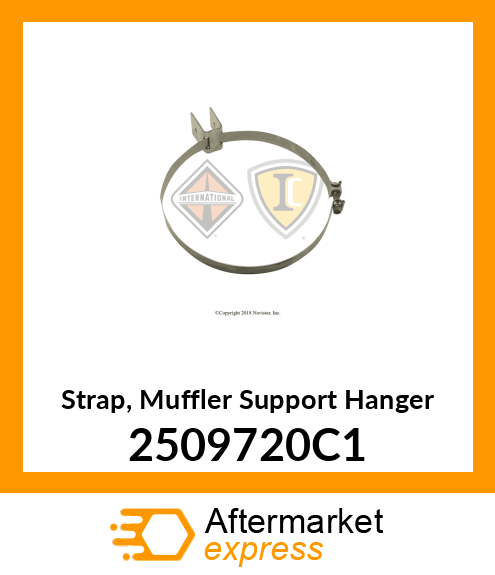 Strap, Muffler Support Hanger 2509720C1