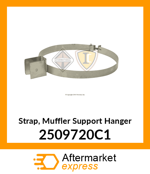 Strap, Muffler Support Hanger 2509720C1