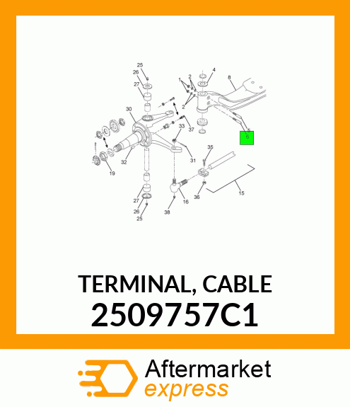 TERMINAL, CABLE 2509757C1