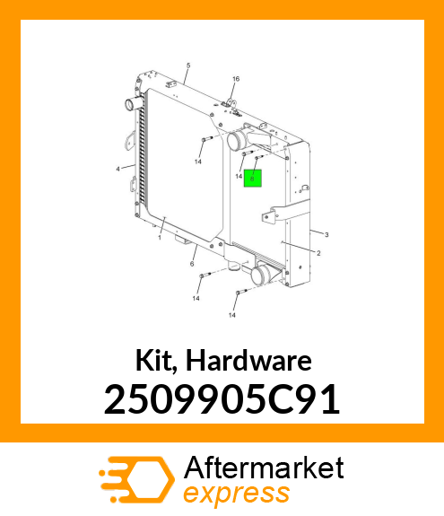 Kit, Hardware 2509905C91