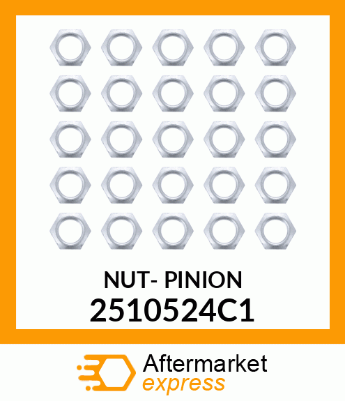 NUT- PINION 2510524C1
