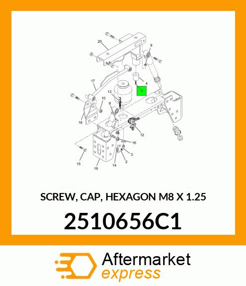 SCREW, CAP, HEXAGON M8 X 1.25 2510656C1