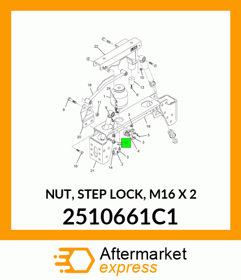 NUT, STEP LOCK, M16 X 2 2510661C1