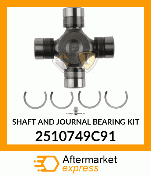 SHAFT AND JOURNAL BEARING KIT 2510749C91