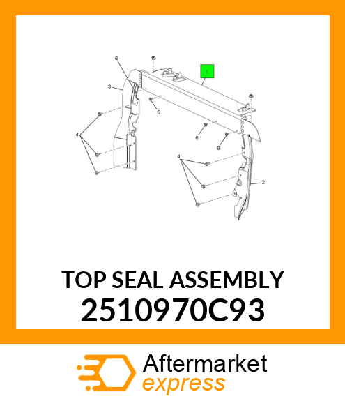 TOP SEAL ASSEMBLY 2510970C93