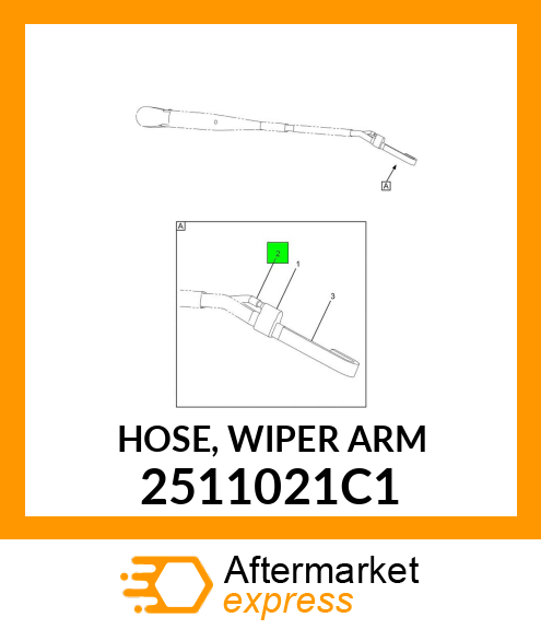 HOSE, WIPER ARM 2511021C1