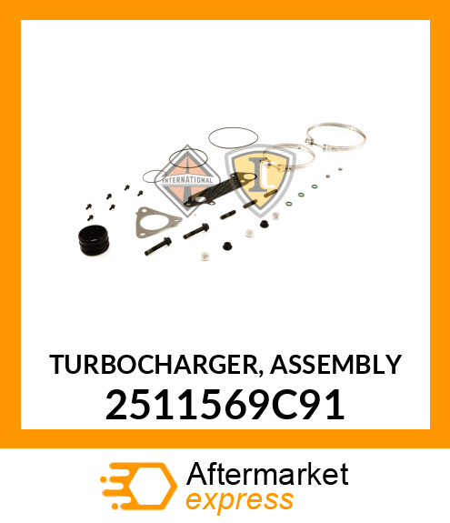 TURBOCHARGER, ASSEMBLY 2511569C91